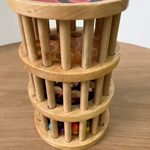 B. toys Natural Wooden Rainmaker - Picture 2 of 4